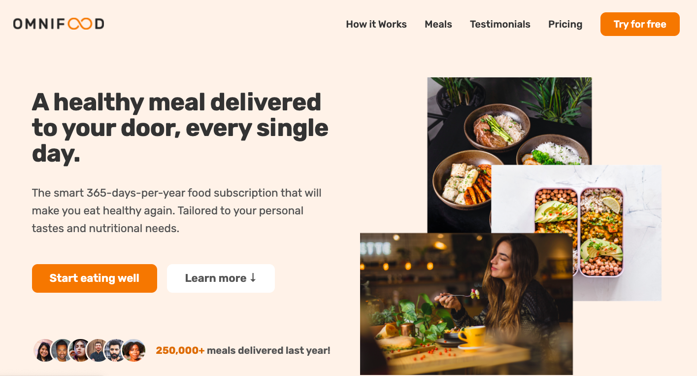 Omnifood website